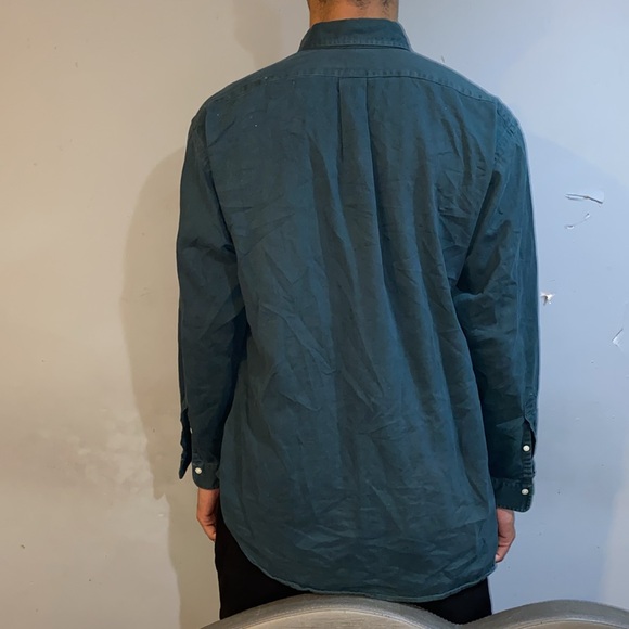 POLO GREEN BUTTON DOWN SHIRT - Picture 4 of 4